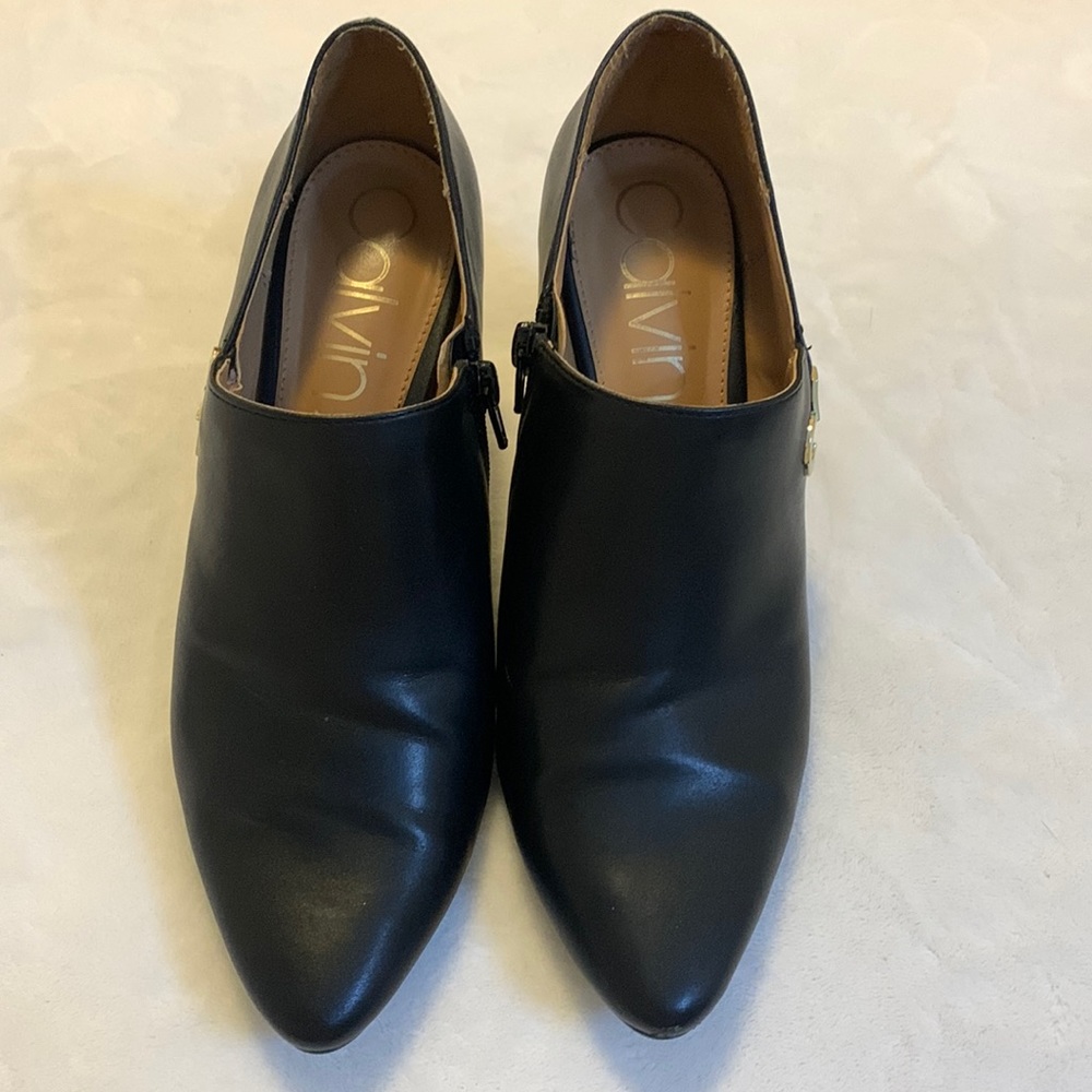 Calvin Klein heeled booties